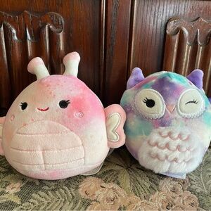Two small Squishmallows plush